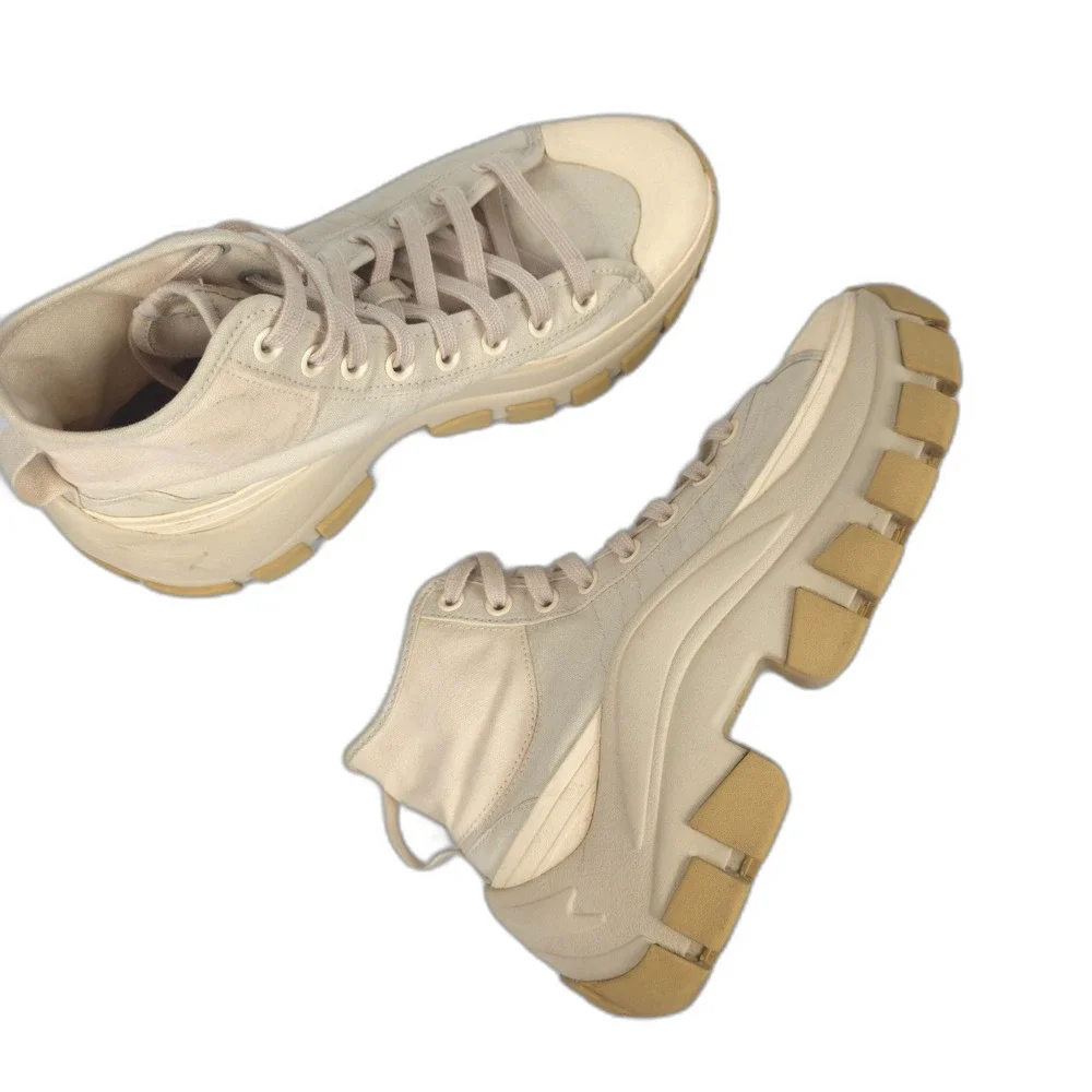 ADIDAS ORIGINALS Nizza HI XY22 Halo Ivory Lug Sole Sneaker 90s Y2k Streetwear